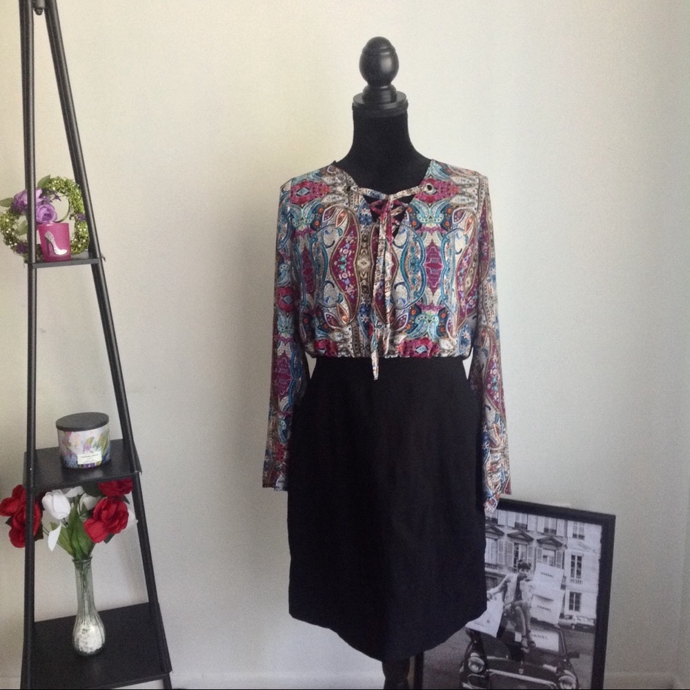 Nicole Miller Women Black Body-con Dress Size-12